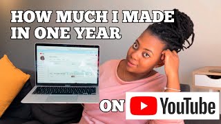 How Much I Made on YOUTUBE in One Year 💰 | 🇿🇦 South African Small Channel Statistics