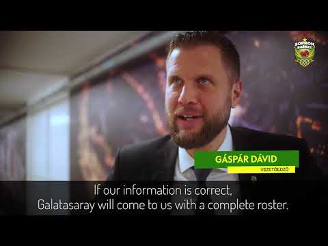 2020.12.15. Sopron Basket - Galatasaray, beharangozó