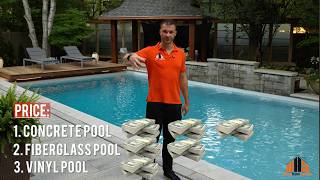 Swimming Pool Ranking | Concrete vs Vinyl vs Fiberglass | John from Action Home Services