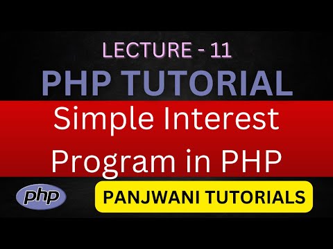 Learning PHP in hindi video 11