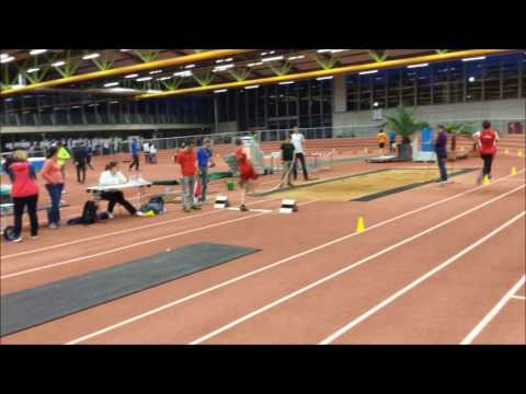 Lukas Falk 4,30m Weitsprung 9.Platz U16 Munich Indoor am 4.2.17