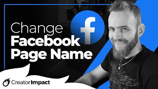 How to Change Facebook Page Name (on Computer, PC or Phone)
