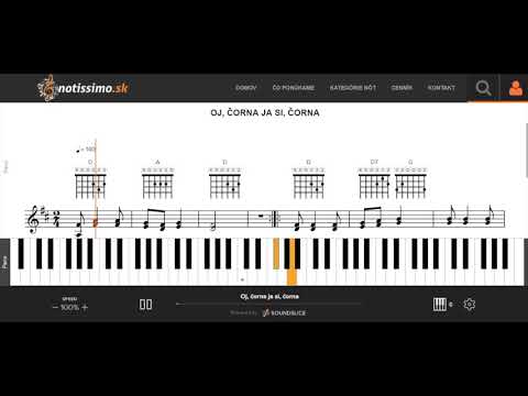 Oj, čorna ja si, čorna | Notissimo.sk