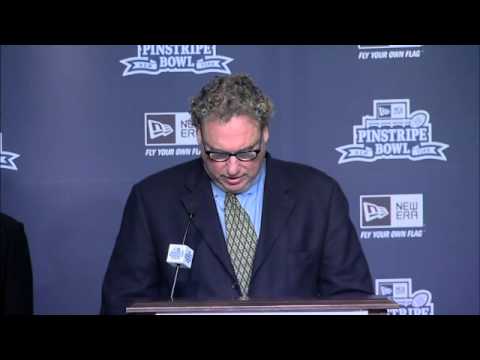 2013 Pinstripe Bowl Press Conference: The announcement of Rutgers vs. Notre Dame