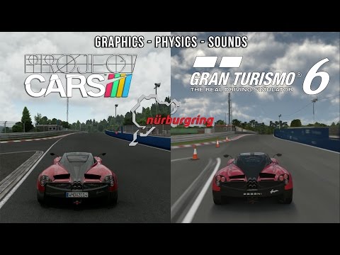 Project CARS Vs GT6  - Pagani Huayra @ Nordschleife