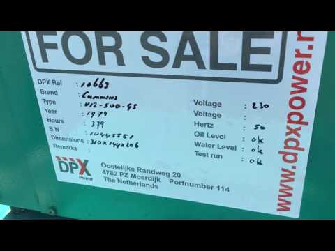 DPX | CUMMINS V12 500 GS - 313 kVA - DPX-10663
