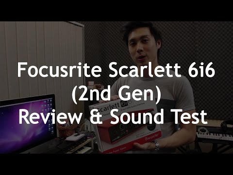 Focusrite Scarlett 6i6 (2nd Gen) Review & Audio Test - Audio Mentor