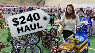 We Went Ham At Another Consignment Sale! - Kid's Thrift Haul | Chef Julie Yoon Vlogs