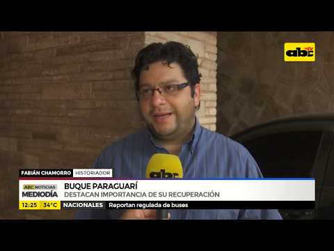 Buque Paraguarí: Destacan importancia de su recuperación