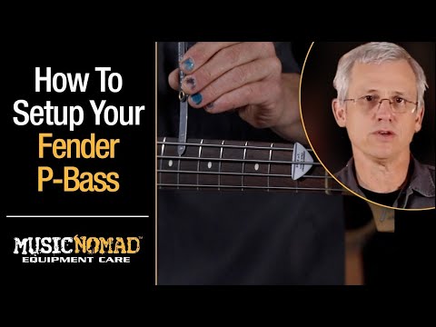 FENDER P-BASS - How to Setup your Bass Guitar, Step-by-Step