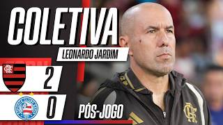FLAMENGO 2 X 0 BAHIA AO VIVO: LEONARDO JARDIM FALA APÓS A PARTIDA NO BRASILEIRÃO | ESPN