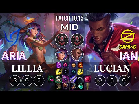 CGA Aria Lillia vs OZ Ian Lucian Mid - KR Patch 10.15