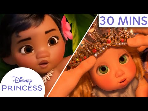 Most Adorable Baby Disney Princess Moments! | Moana, Rapunzel & More | Compilation | Disney Princess