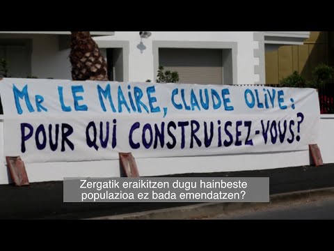 #ACTU Occupation d'une résidence à Anglet