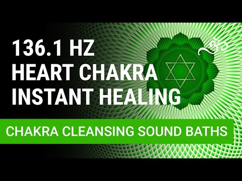 136.1 Hz Frequency - Heart Chakra Healing Music (Pure Tone Inside)