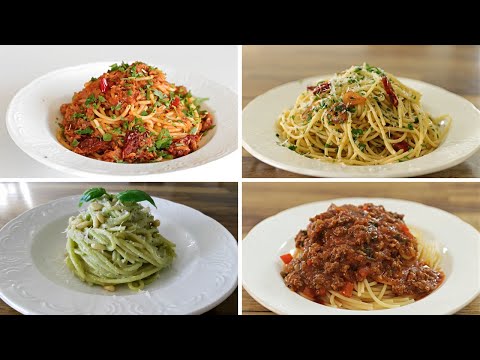 ארבעה מתכונים לספגטי