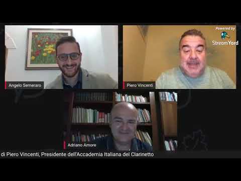 INCONTRI CON IL MAESTRO: Adriano Amore - ClarinetOnline 16 giugno 2020