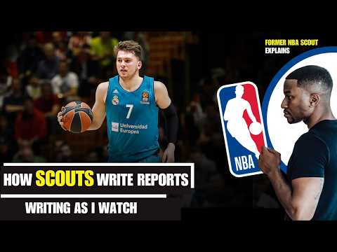 How NBA Scouts Write Reports During Games (Luka Doncic) | Former NBA Scout