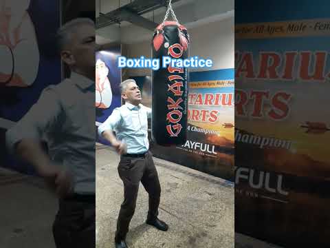 Sandip V Pednekar Boxing Practice