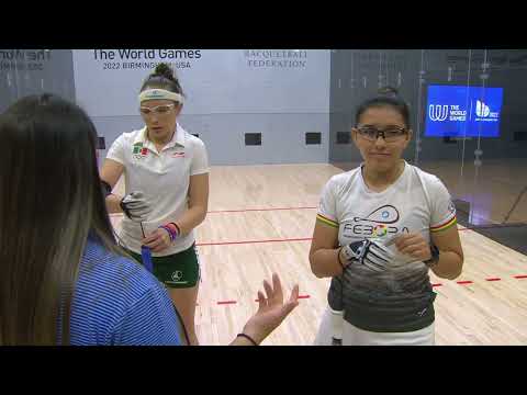 THE WORLD GAMES 2022 - WS BRONZE MEDAL - MEX Salas vs. Barrios BOL