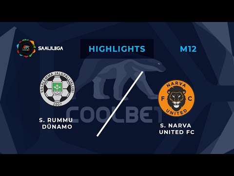 Rummu Dünamo - Narva United FC. Coolbet Saaliliiga. MD 12. Highlights