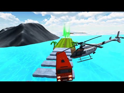 Sky bus impossible tracks simulator bus driving master android 3D game | racing squad cell