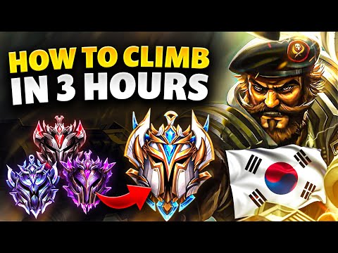 How To Climb From Diamond To Challenger In Season 13 With Gangplank In 3 Hours... (Korea Edition)