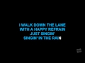 Singin' In The Rain in the style of Gene Kelly ...