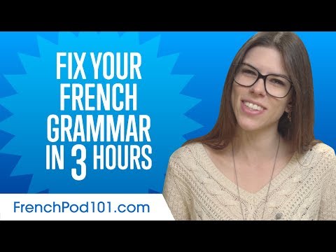 Fix Your French Grammar in 3 Hours
