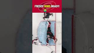 Freddy ROBS Brady on the GOAL LINE! ????