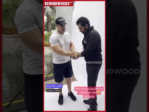 வாங்க Karthi, ஒரு WWE Match போடலாமா 🔥 John Cena Meets Karthi