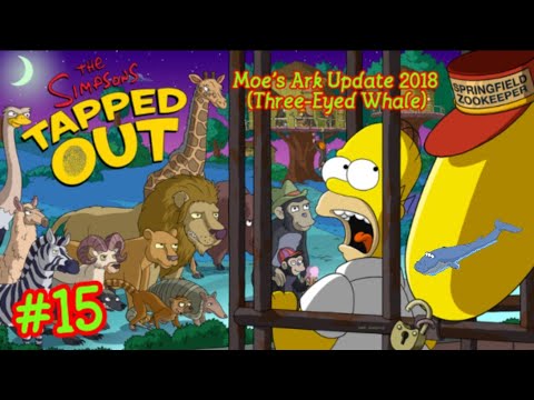 The Simpsons: Tapped Out [363] Moe's Ark Zoo Update (2018) Pt 15 {Three-Eyed Whale}