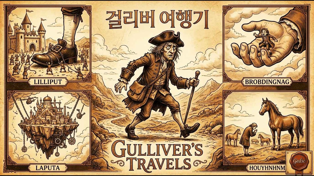 🌍 모험동화가 아니었다고? – 조나단 스위프트의 『걸리버 여행기』