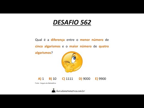 DESAFIO 562 - QUAL A DIFERENÇA ENTRE OS NÚMEROS?