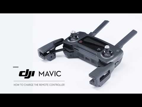 Mavic Tutorial Video - How to Charge the Remote Controller