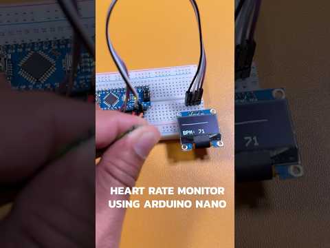 DIY - Heart Rate Monitor using Pulse Meter and Arduino Nano