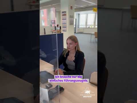 Vanessa braucht ein Führungszeugnis