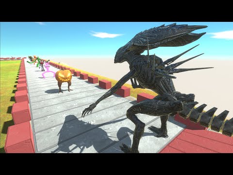 XENOMORPH DEATH RUN - Animal Revolt Battle Simulator