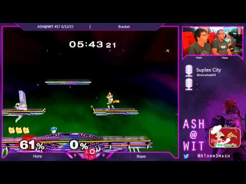 Melee Bracket ASH@WIT 6/12/15 - Hore (Fox) vs Nave (Marth)