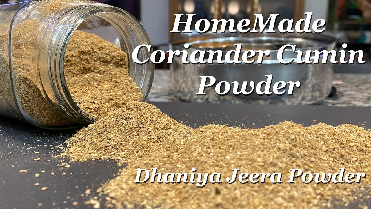 Coriander Cumin Powder Recipe | Gujarati Dhaniya Jeera Powder | Authentic Home-Made Indian Spices