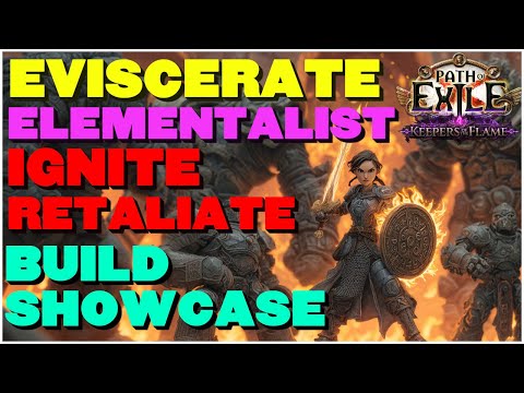 [POE 3.27] Eviscerate Ignite Elementalist Showcase! Ignite and Burn Your Way Through The Atlas!