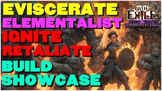 [POE 3.27] Eviscerate Ignite Elementalist ショーケース！アトラスを燃やし尽くせ！
