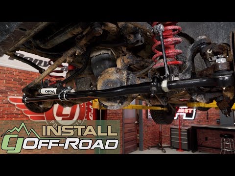 Jeep Wrangler JK Currie Tie Rod Currectlync With Steering Stabilizer Mount 2007-2018 Installation