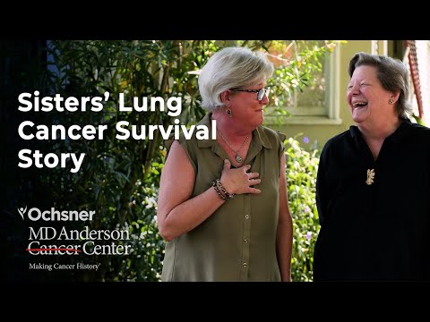 Video Thumbnail: Innovative Lung Cancer Surgery at Ochsner MD Anderson Cancer Center Saves 2 Sisters
