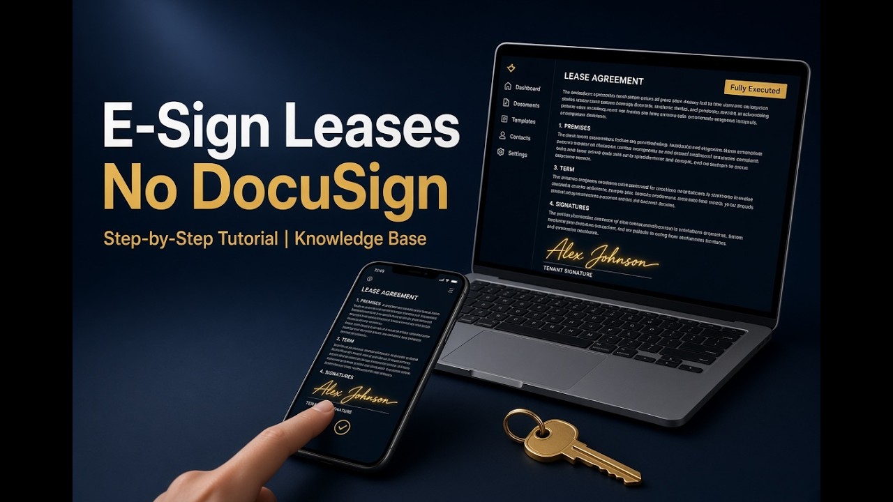 E-Sign a Lease Without DocuSign — It's Built In