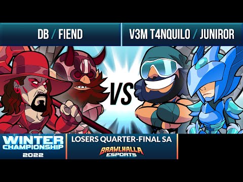 DB & Fiend vs V3m T4nquilo & Juniror - Losers Quarter-Finals - Winter Championship 2022 - SA 2v2