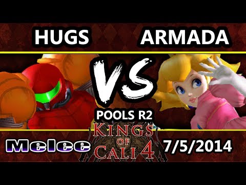 Kings of Cali 4 - Armada (Peach) Vs. HugS (Samus) - Pools Round 2