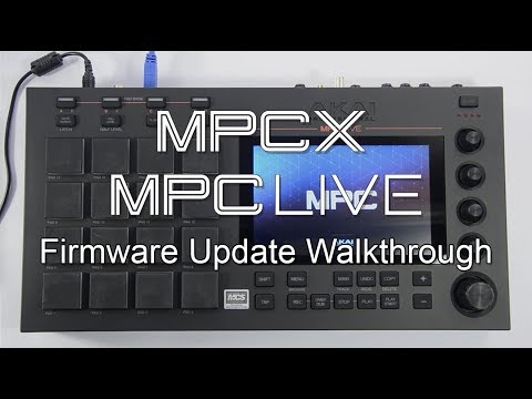 Akai Pro MPC X and MPC Live - Firmware Update Walkthrough