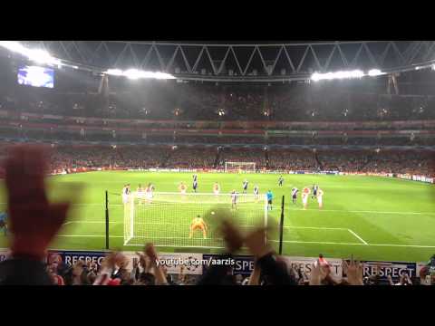 Vanden Borre penalty/ goal against Arsenal F.C