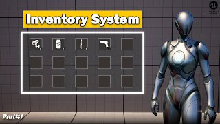How To Make Interactive Inventory System Part 1 | Unreal Engine 5